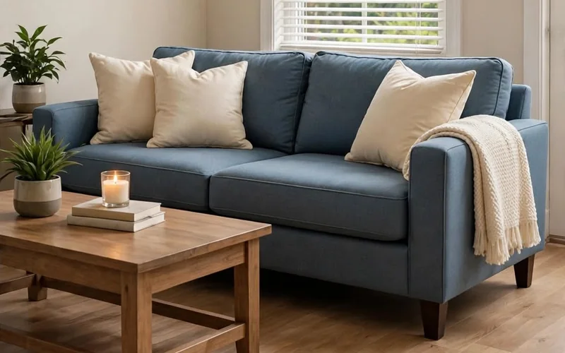 Dry restored living room after structural drying